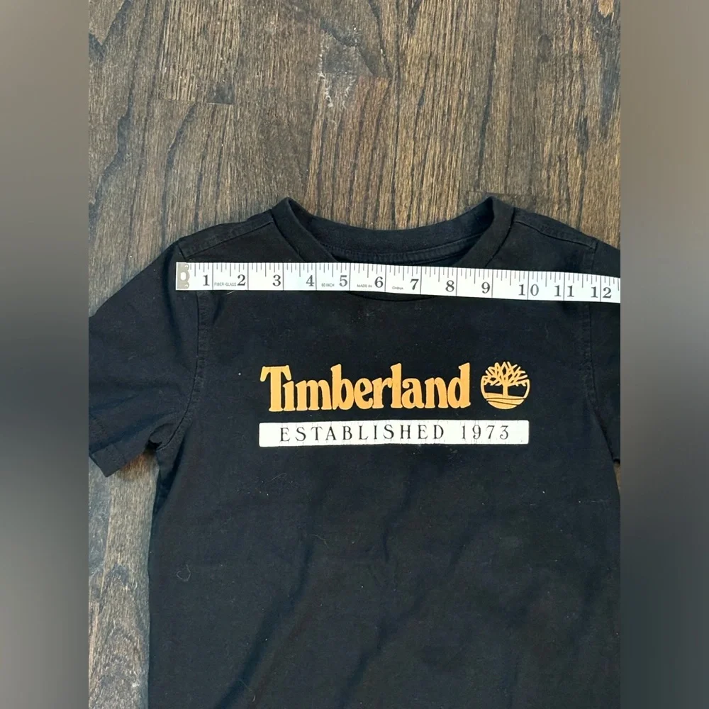 Boys Timberland Black T shirt